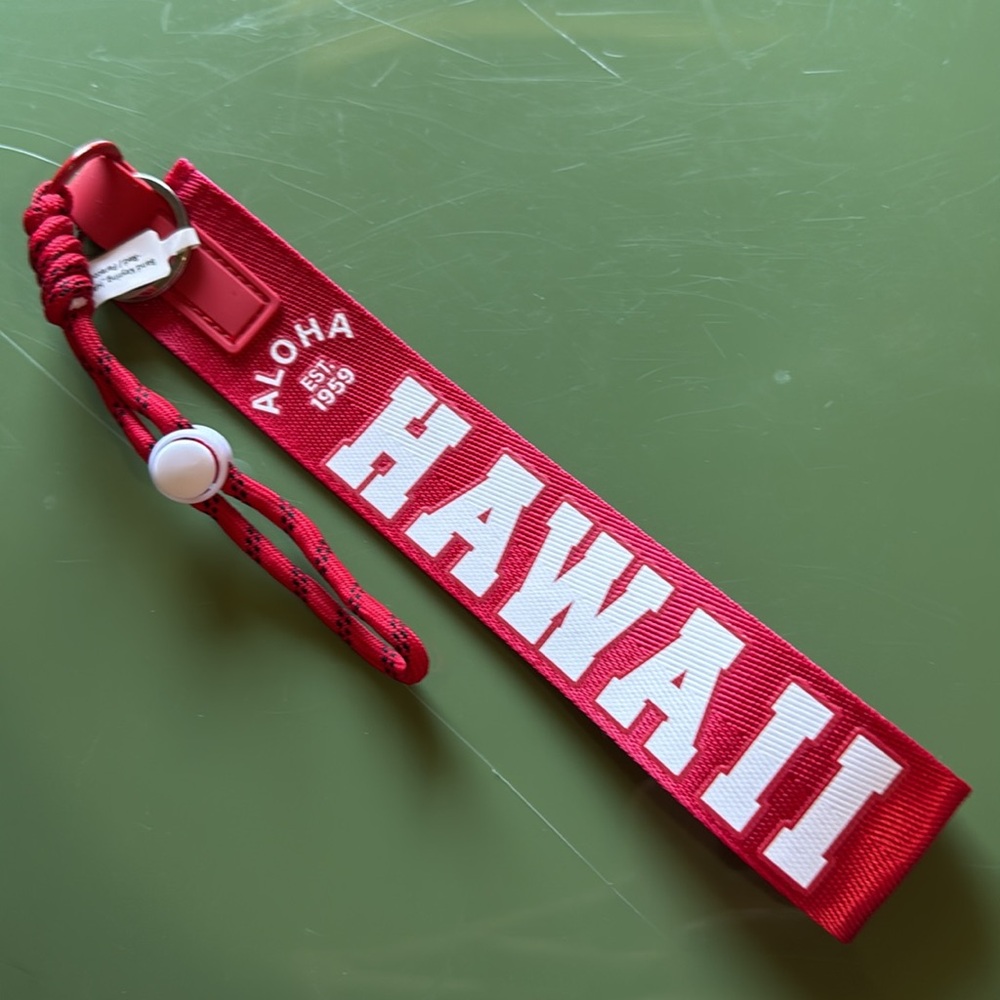Band Keyring | Keychain | Red | Hawaii